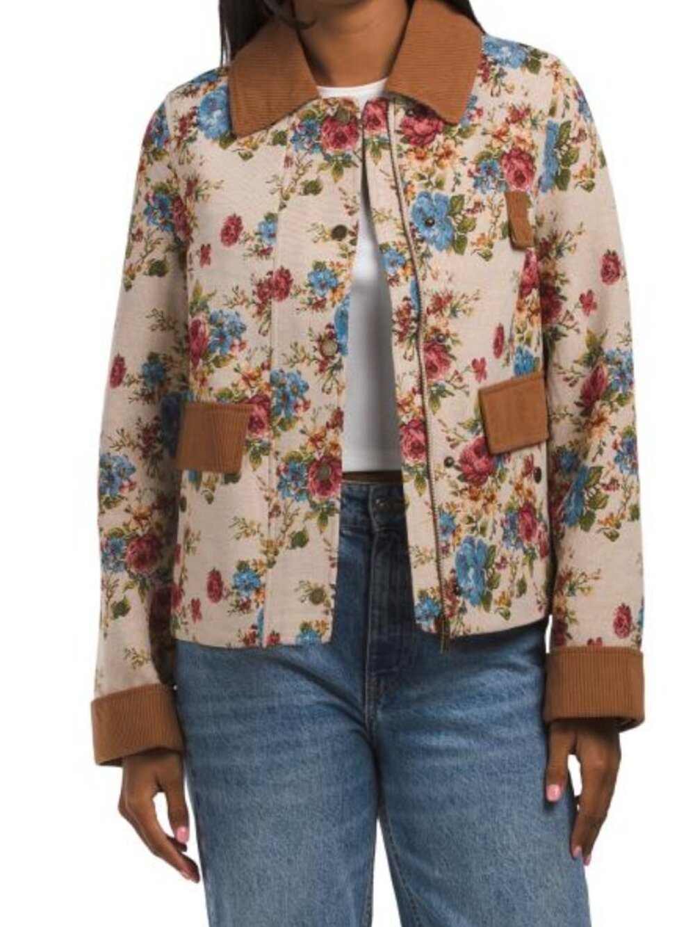 AVEC LES FILLES Short Chore Jacket